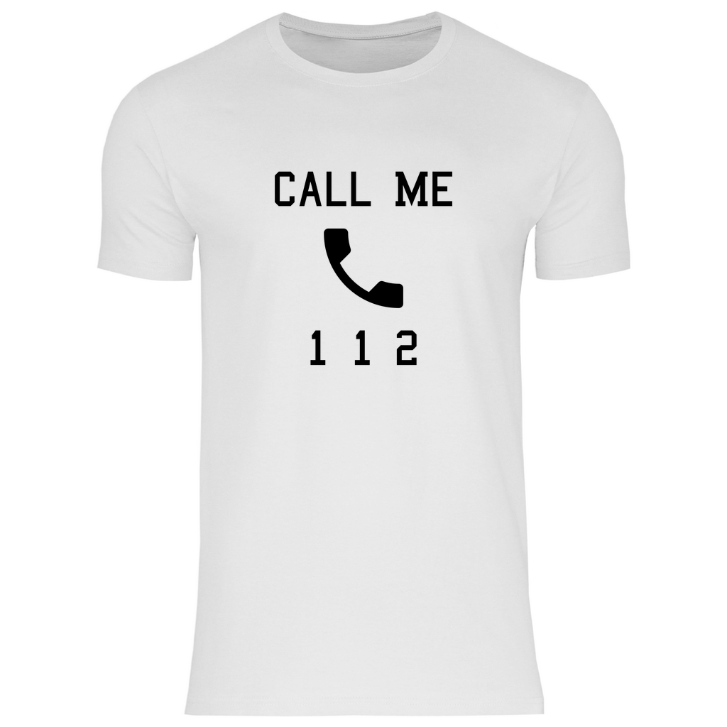 Herren T-Shirt - Call Me 112