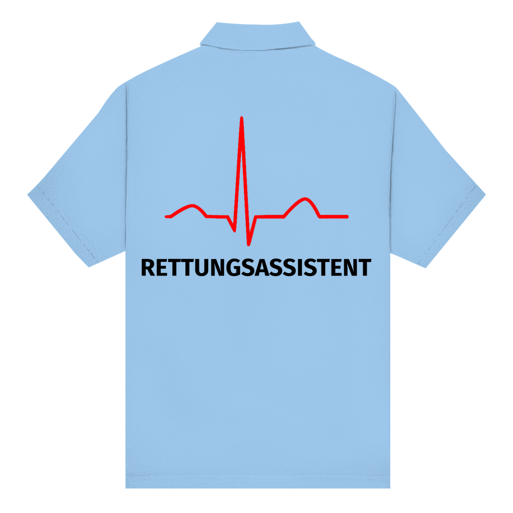 Unisex Poloshirt - EKG Rettungsassistent