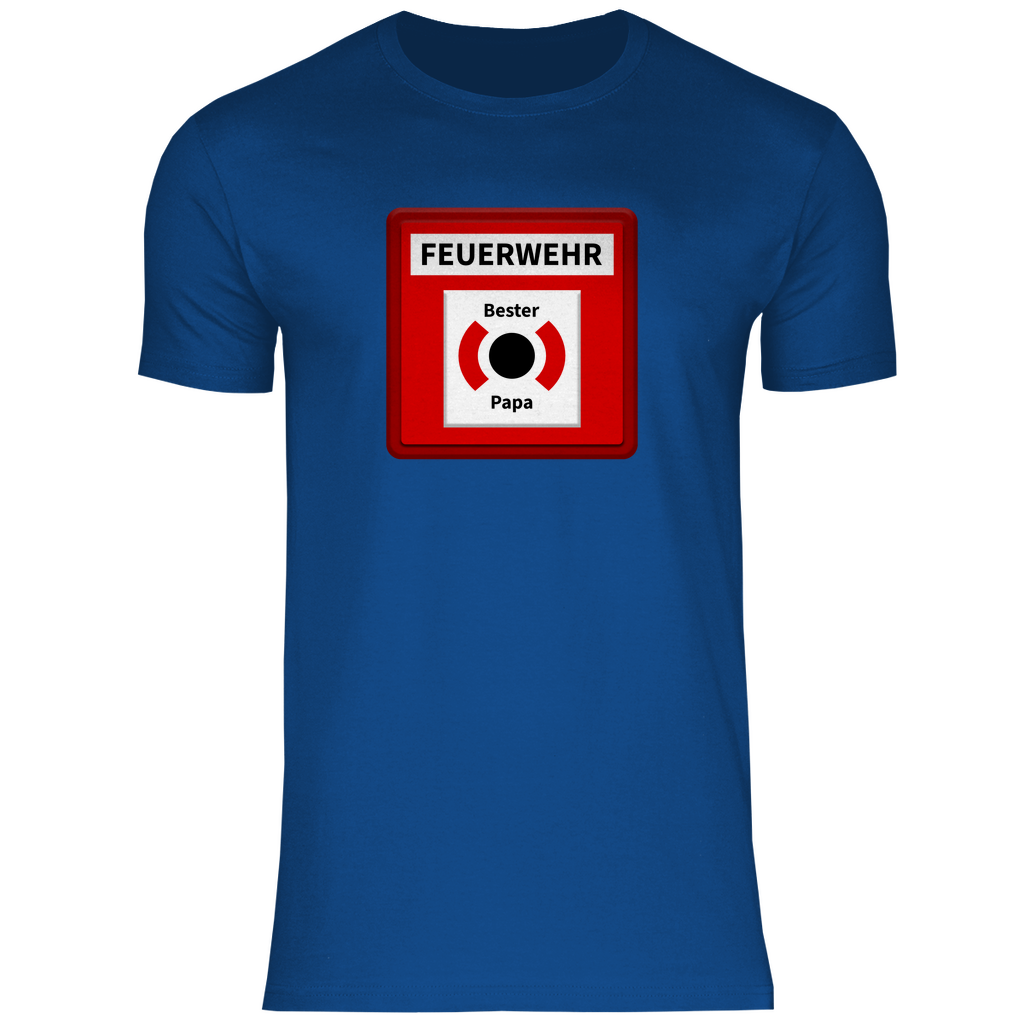 Herren T-Shirt - Brandmelder Bester Papa