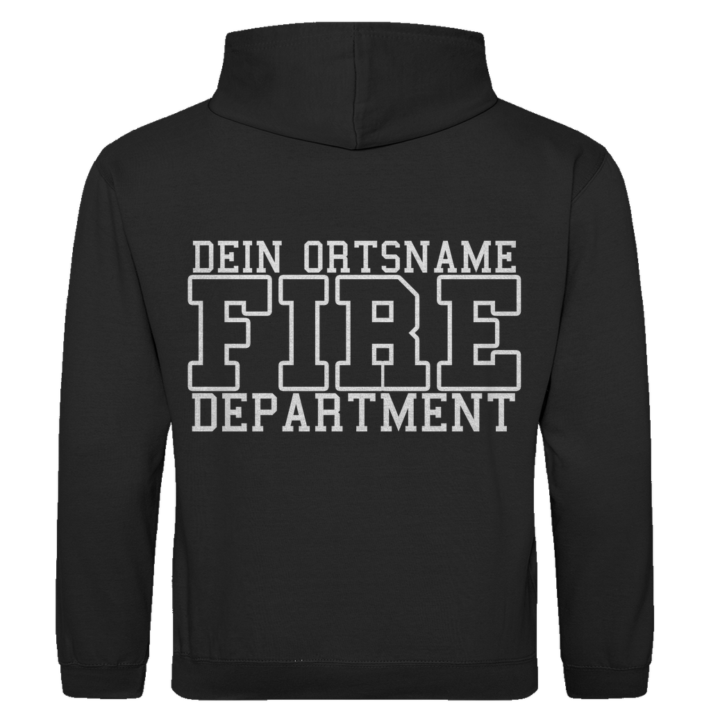 Herren Hoodie - Fire Department (Personalisierbar)