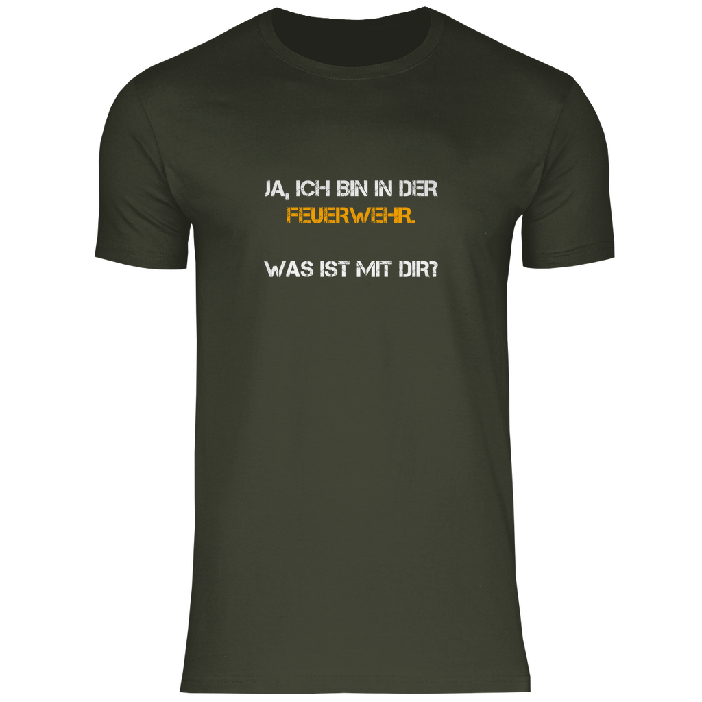 Herren T-Shirt - Ich bin in der Feuerwehr