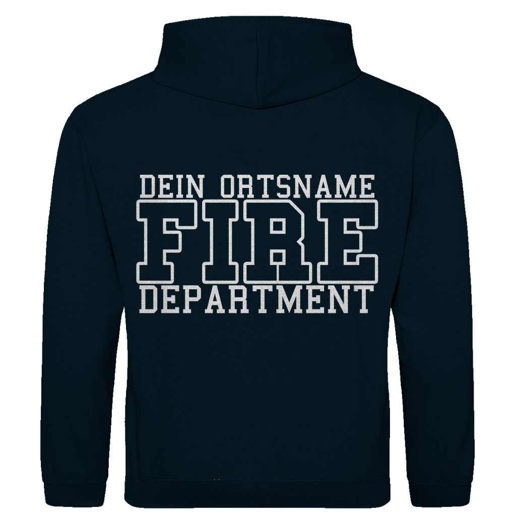 Herren Hoodie - Fire Department (Personalisierbar)