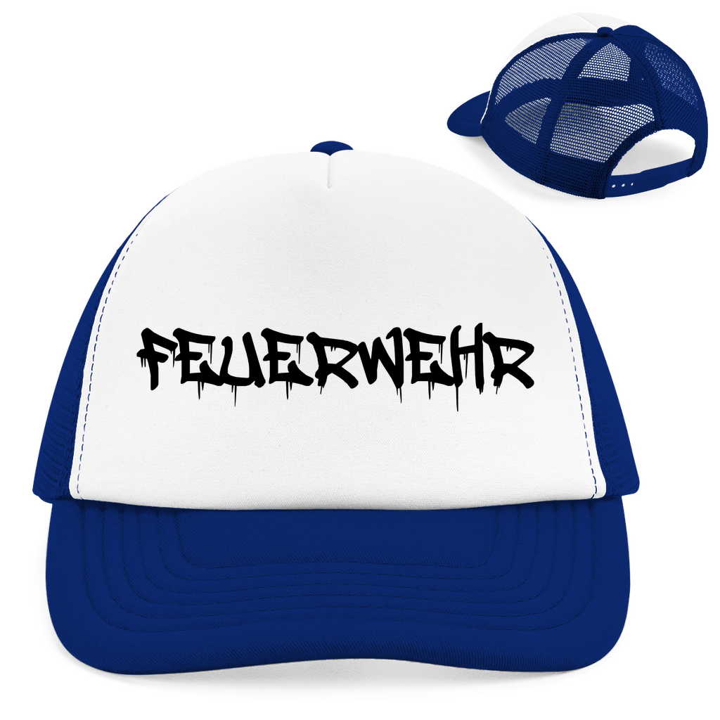Retro Trucker Cap - Feuerwehr Marker