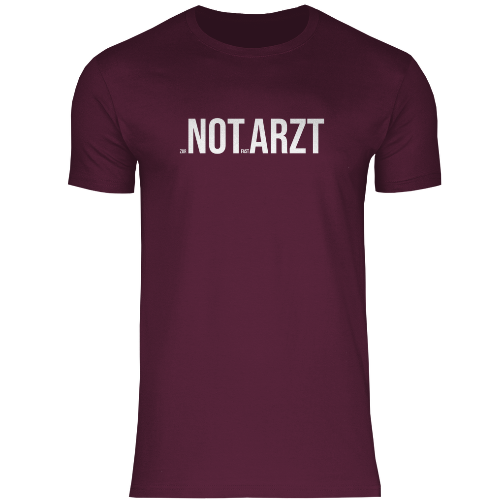 Herren T-Shirt - zur NOT fast ARZT