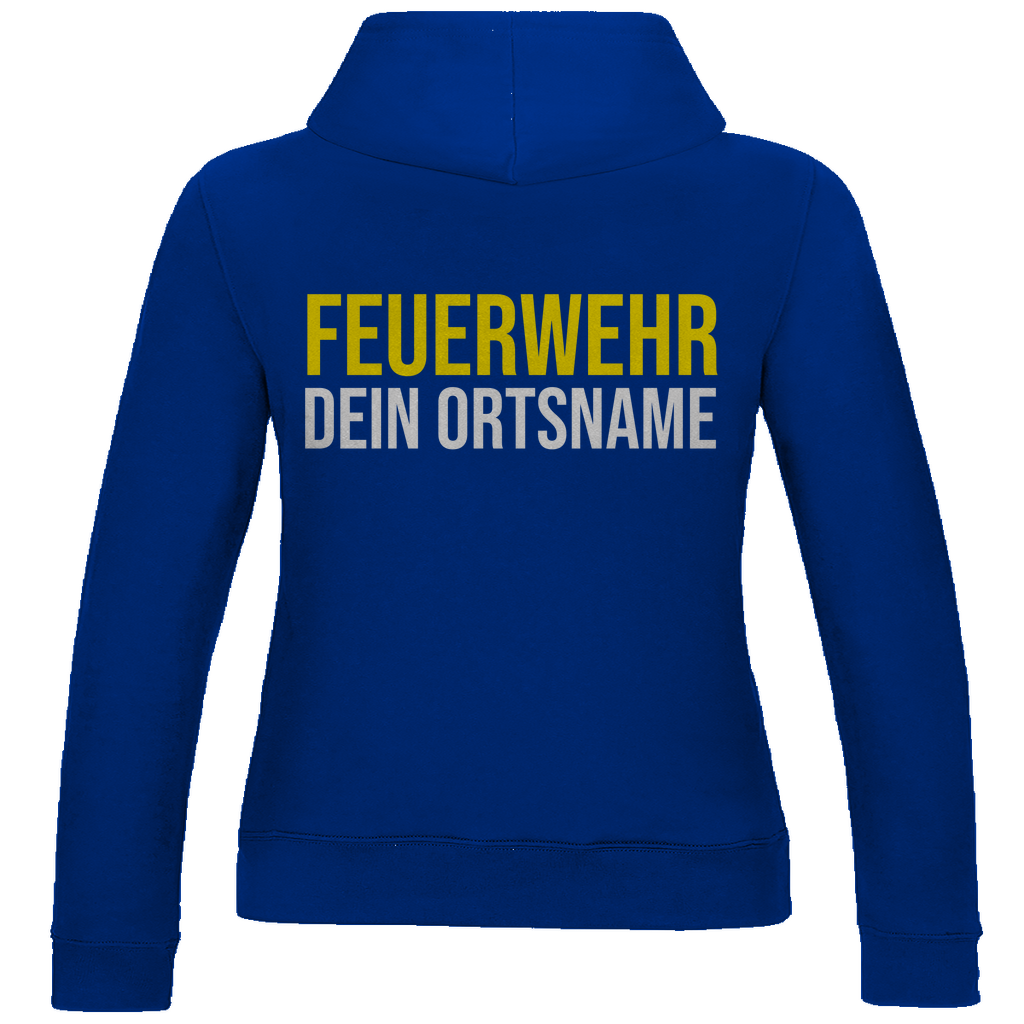 Damen Hoodie - Feuerwehr Schriftzug (Personalisierbar)