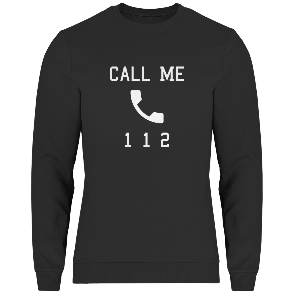 Herren Sweatshirt - Call Me 112