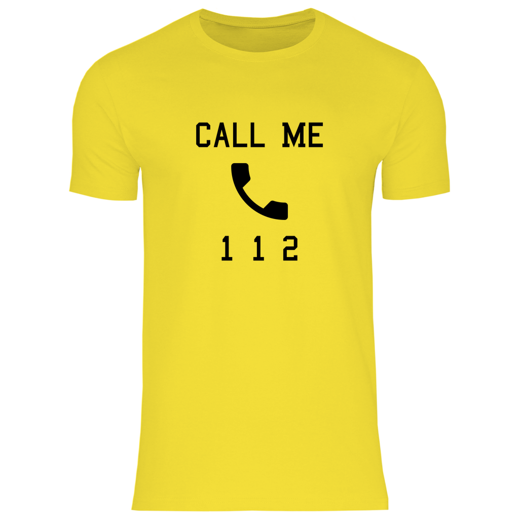 Herren T-Shirt - Call Me 112