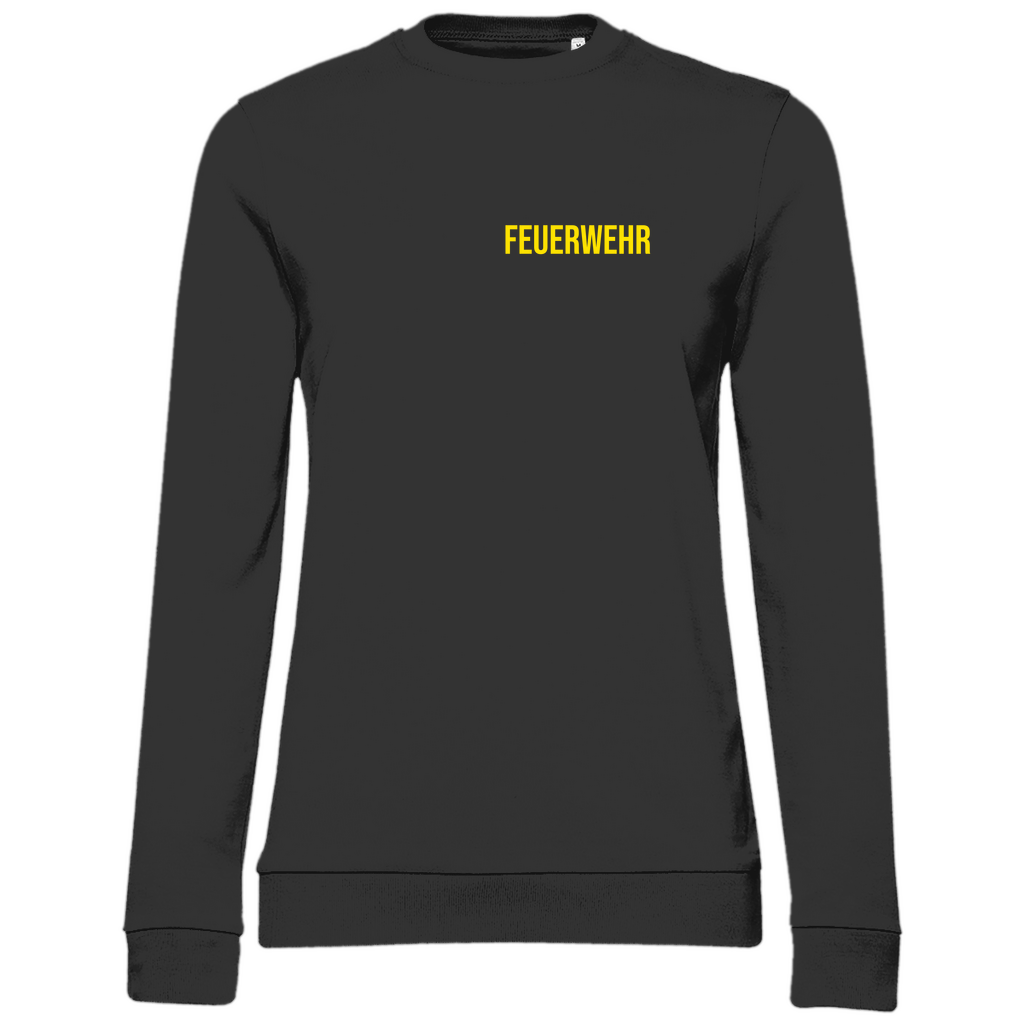 Damen Sweatshirt - Feuerwehr Schriftzug (Personalisierbar)
