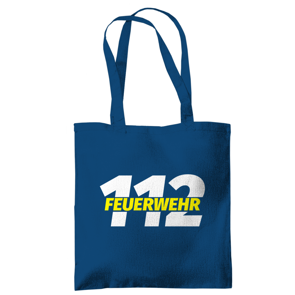 Tragetasche - 112 Feuerwehr Gelb