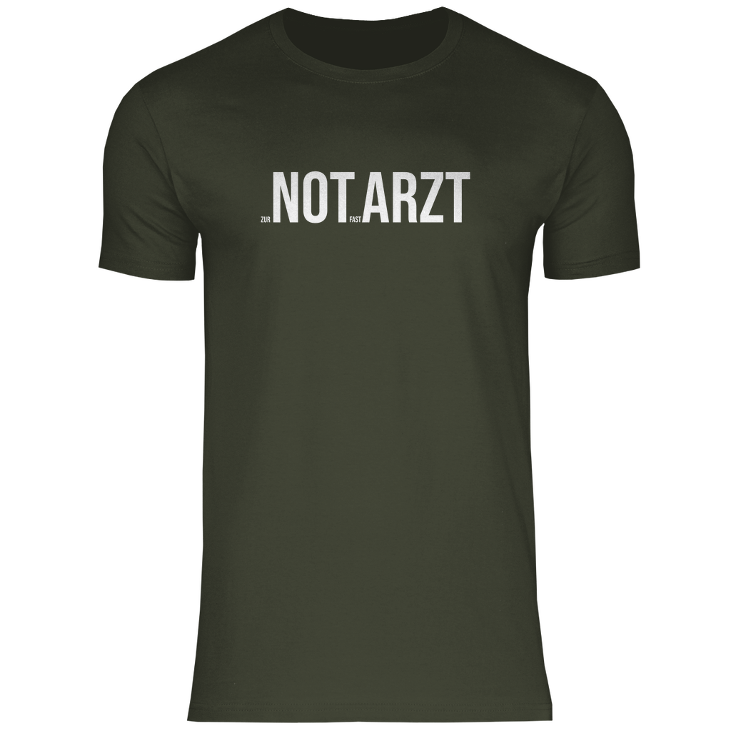 Herren T-Shirt - zur NOT fast ARZT