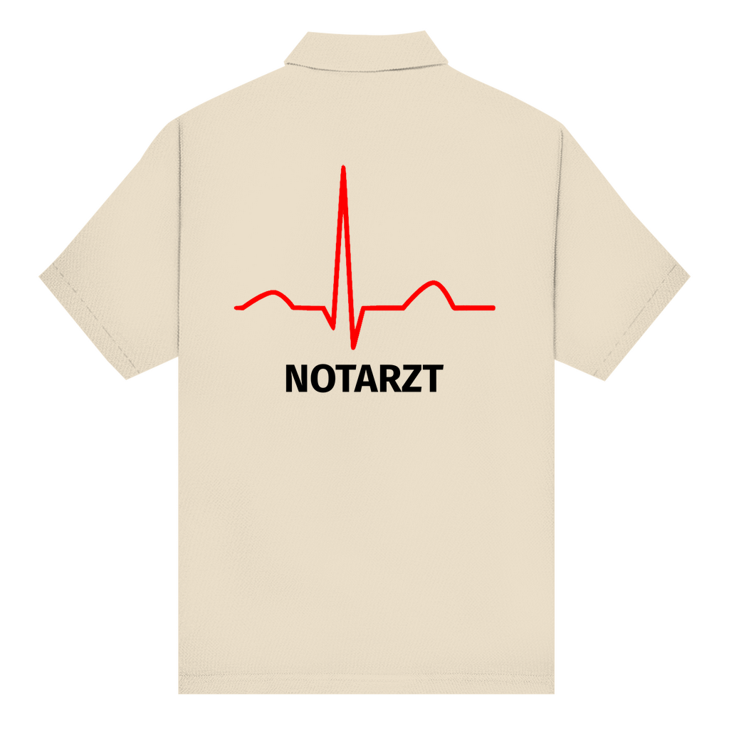 Unisex Poloshirt - EKG Notarzt