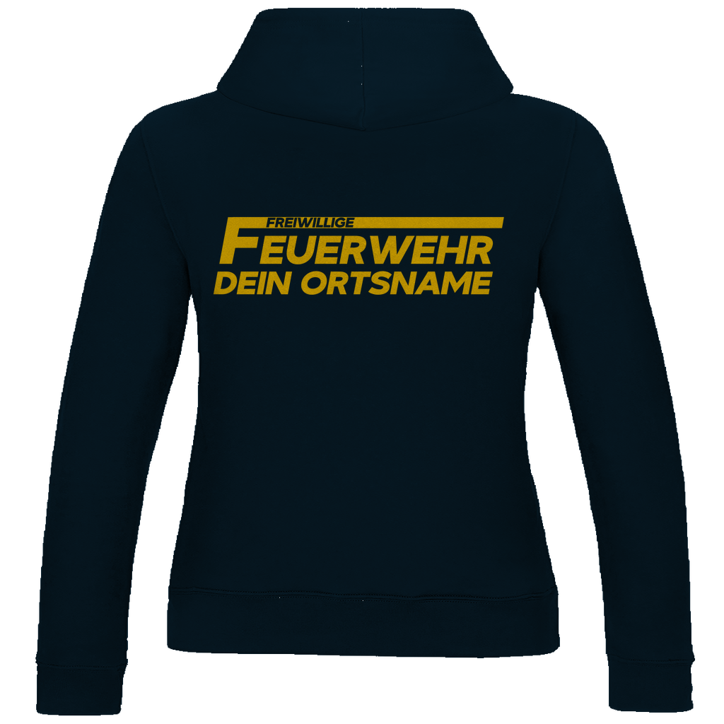 Damen Hoodie - Freiwillige Feuerwehr Gelb (Personalisierbar)