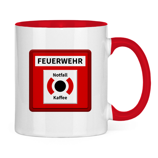 Tasse zweifarbig - Brandmelder