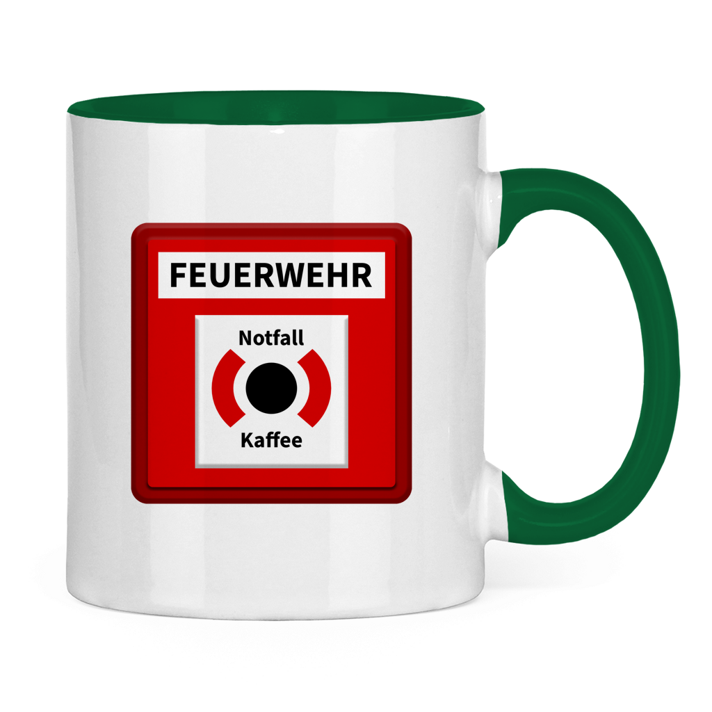 Tasse zweifarbig - Brandmelder