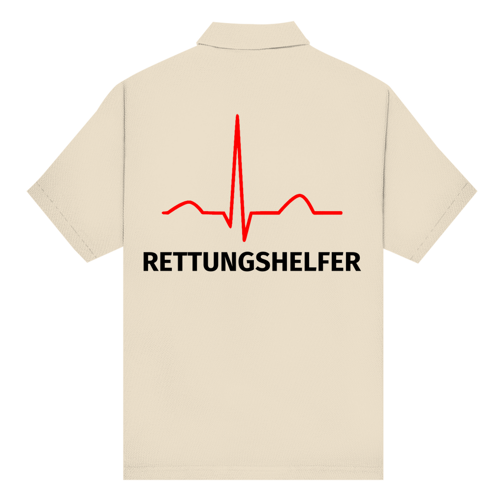 Unisex Poloshirt - EKG Rettungshelfer