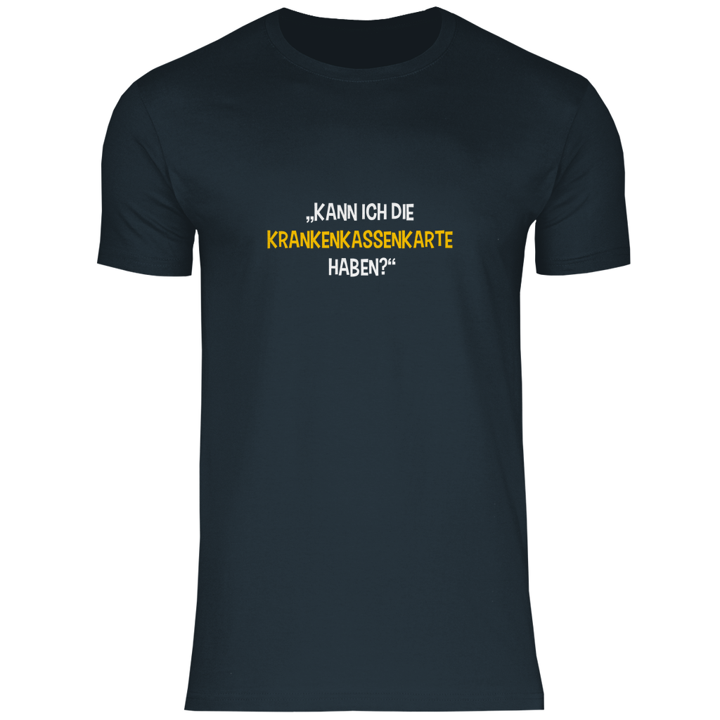Herren T-Shirt - Krankenkassenkarte