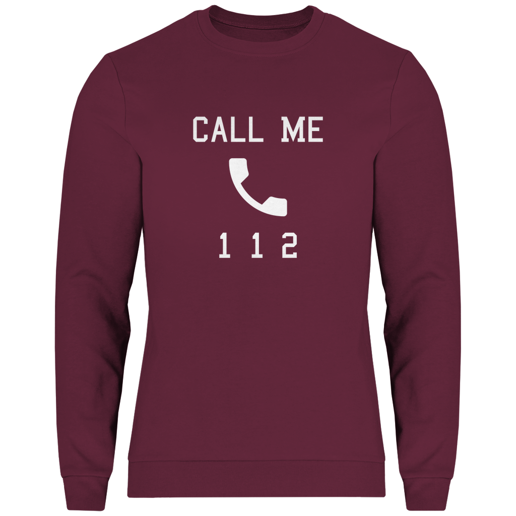 Herren Sweatshirt - Call Me 112