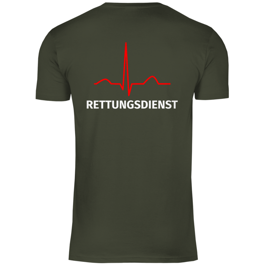Herren T-Shirt - EKG Rettungsdienst