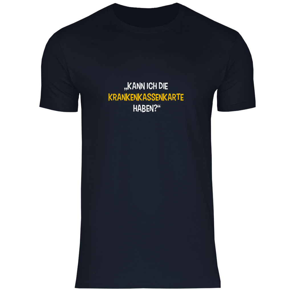 Herren T-Shirt - Krankenkassenkarte