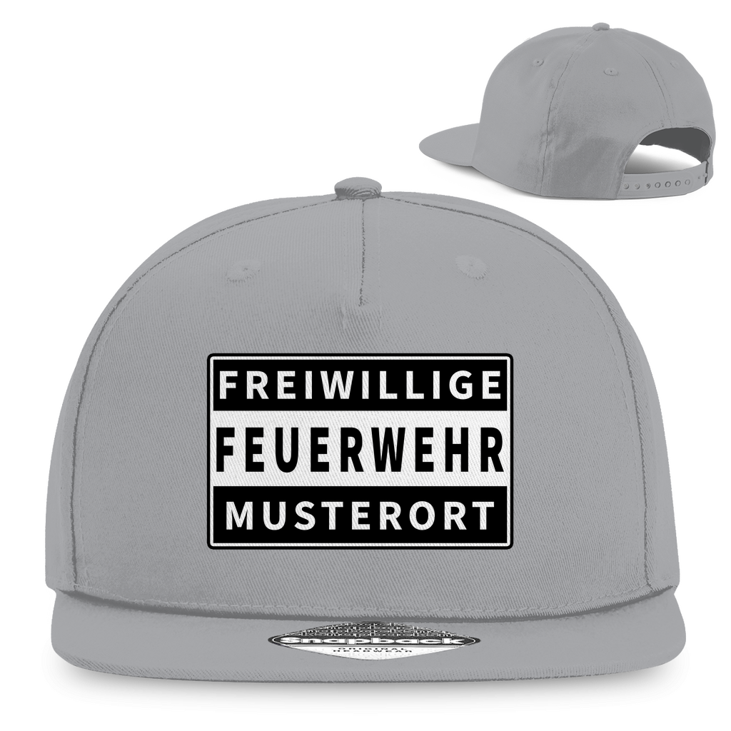 Snapback Rapper Cap - Parental Advisory (Personalisierbar)