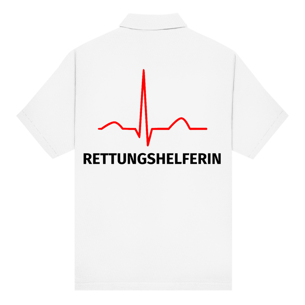 Unisex Poloshirt - EKG Rettungshelferin