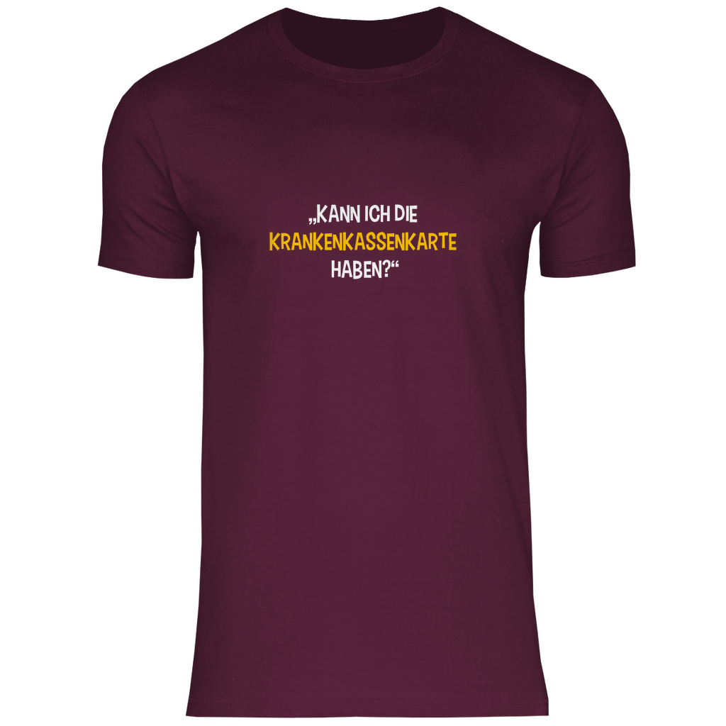 Herren T-Shirt - Krankenkassenkarte
