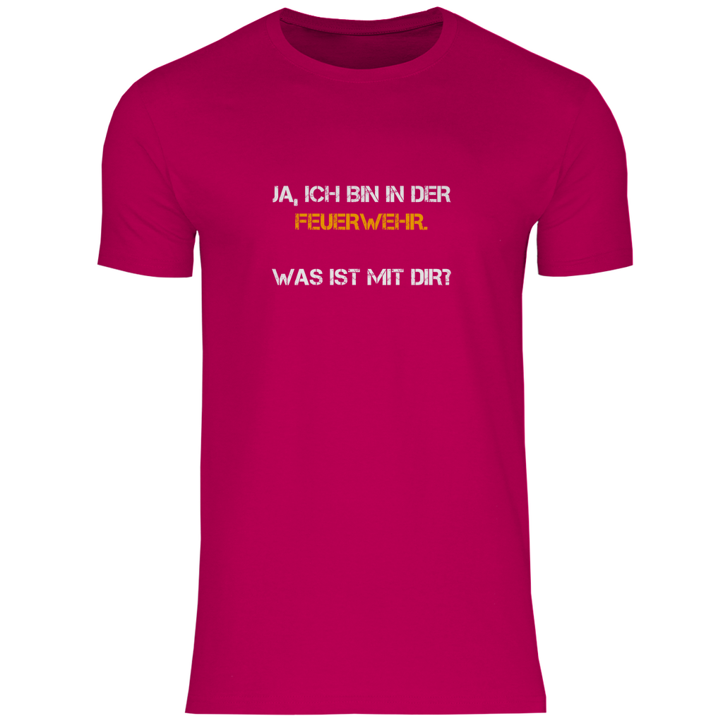Herren T-Shirt - Ich bin in der Feuerwehr