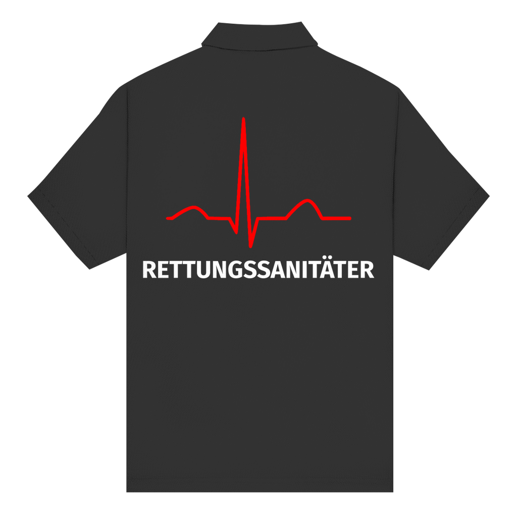 Unisex Poloshirt - EKG Rettungssanitäter