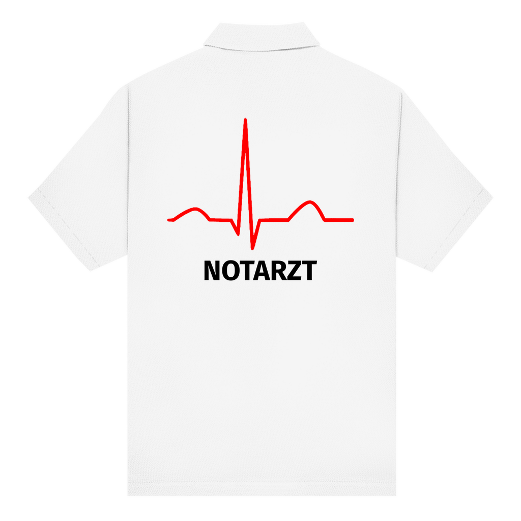 Unisex Poloshirt - EKG Notarzt