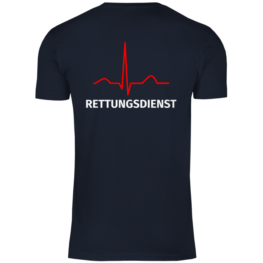 Herren T-Shirt - EKG Rettungsdienst
