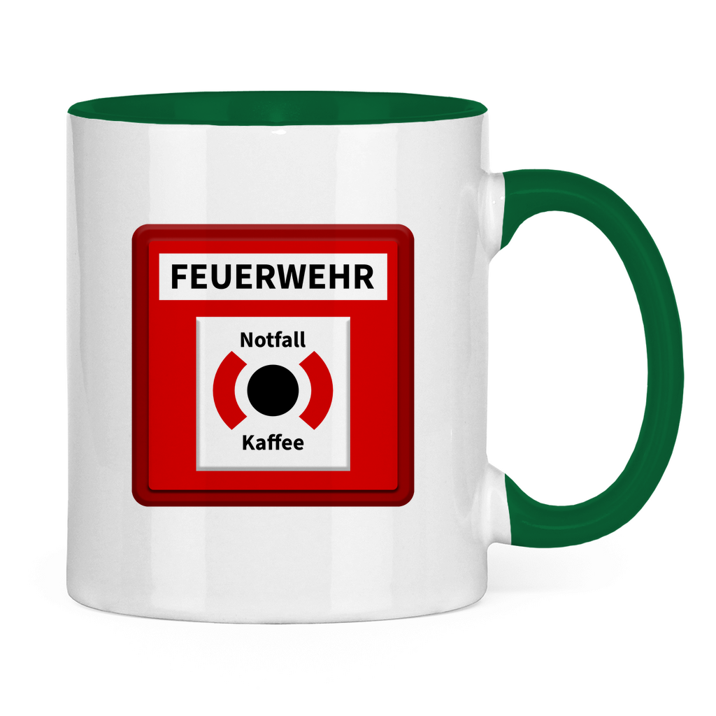 Tasse zweifarbig - Brandmelder