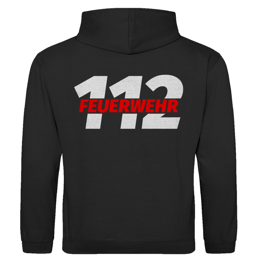 Herren Hoodie - 112 Feuerwehr Rot