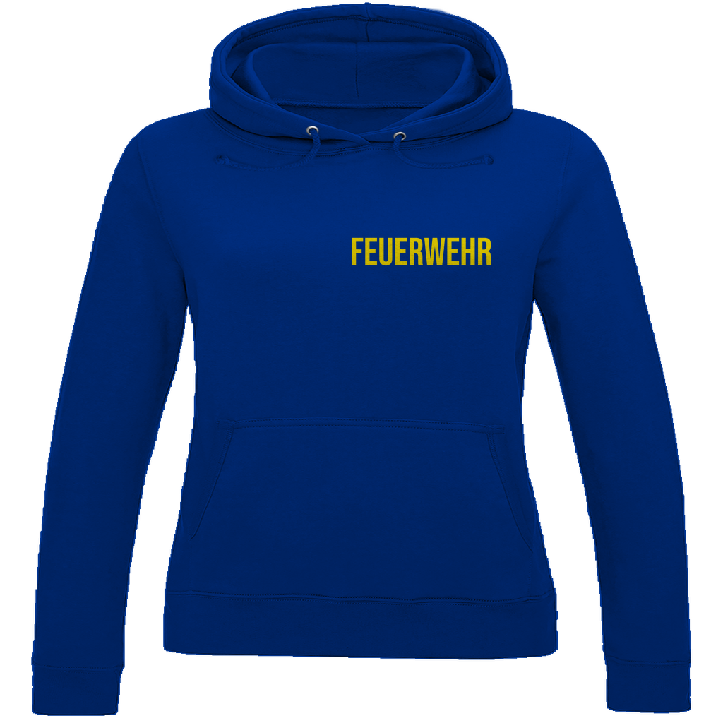 Damen Hoodie - Feuerwehr Schriftzug (Personalisierbar)