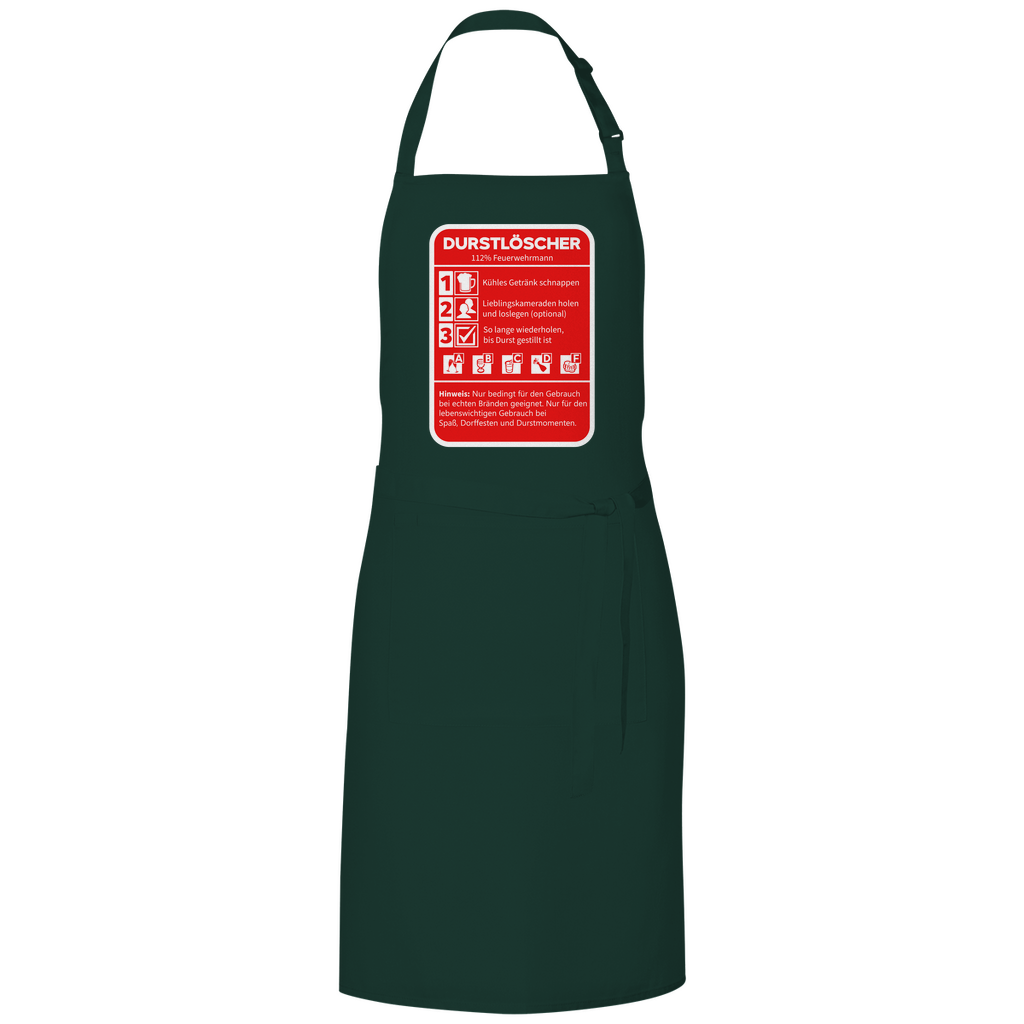 Grillschürze - Durstlöscher Feuerwehrmann