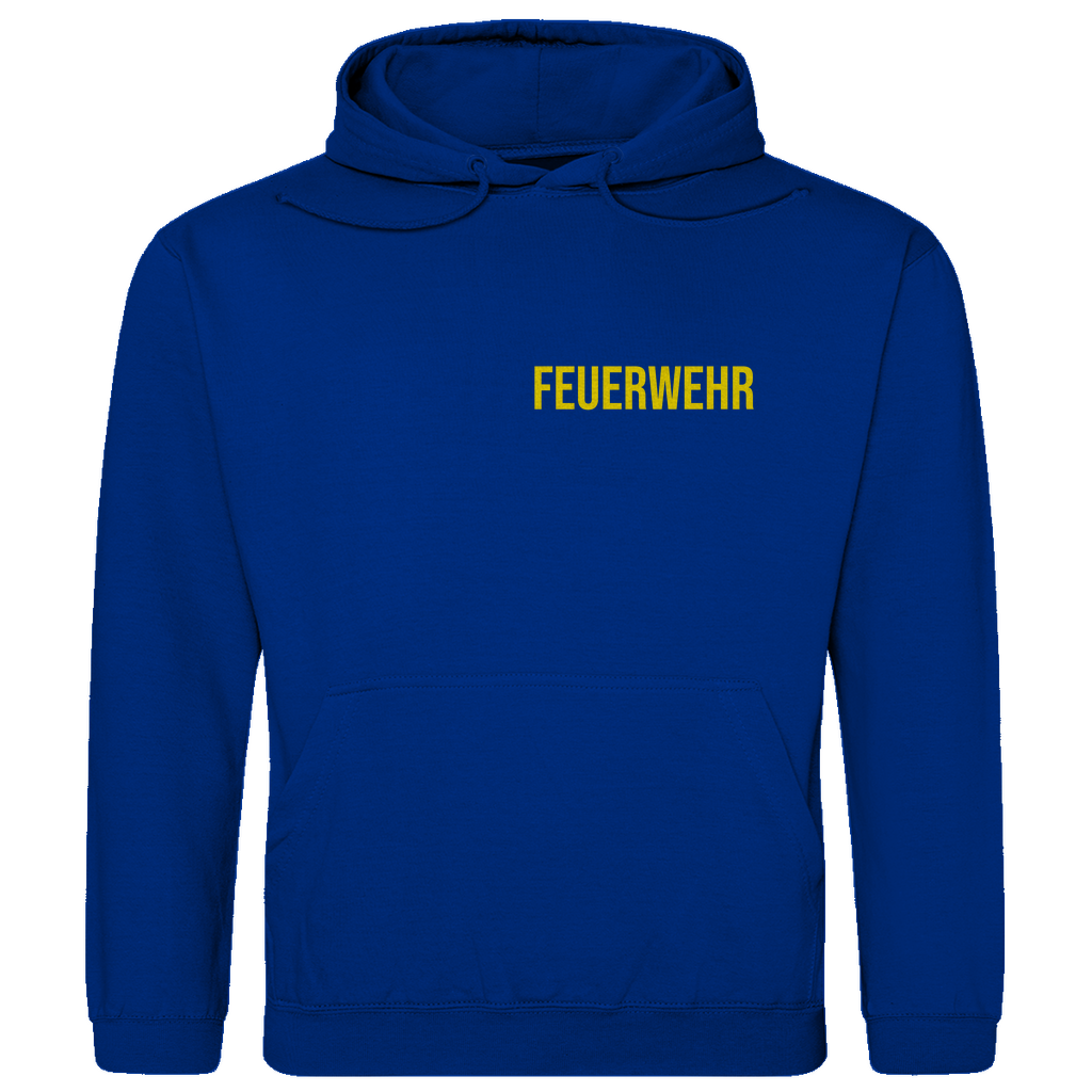 Herren Hoodie - Feuerwehr Schriftzug (Personalisierbar)