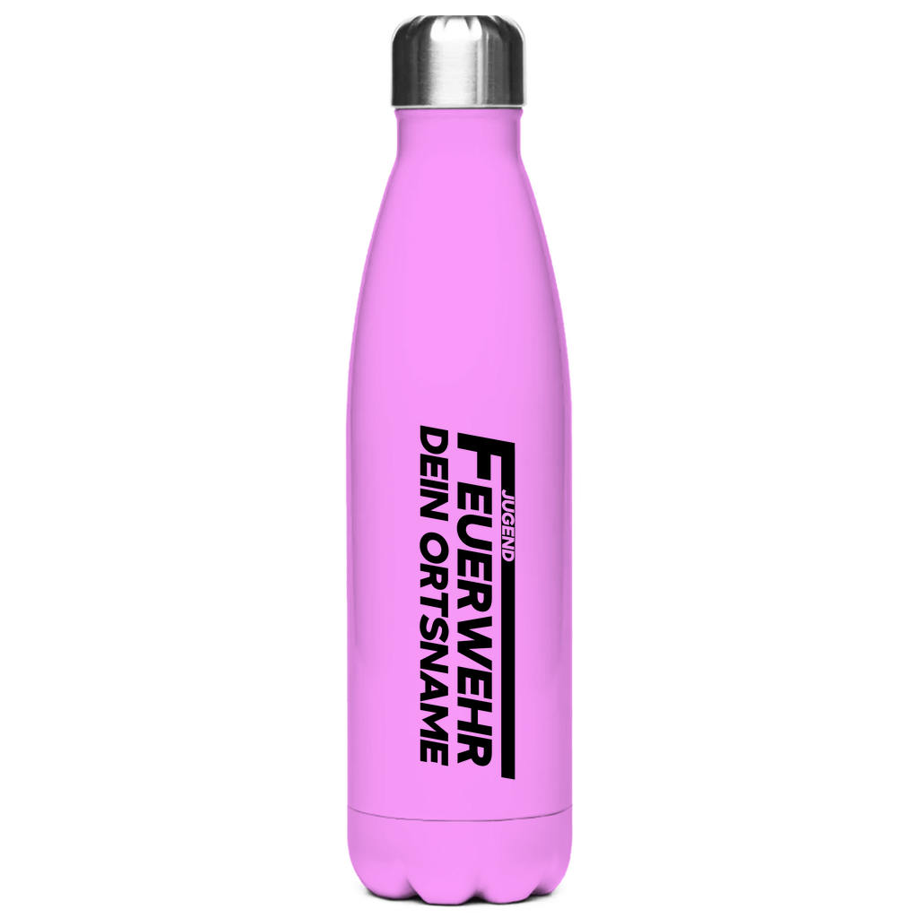 Edelstahl-Thermoflasche - Jugendfeuerwehr (Personalisierbar)