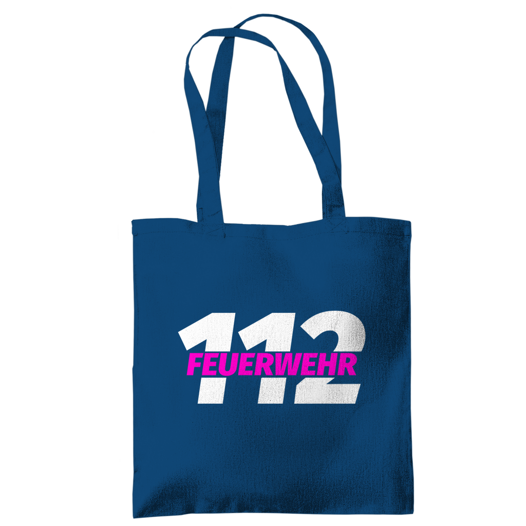 Tragetasche - 112 Feuerwehr Pink