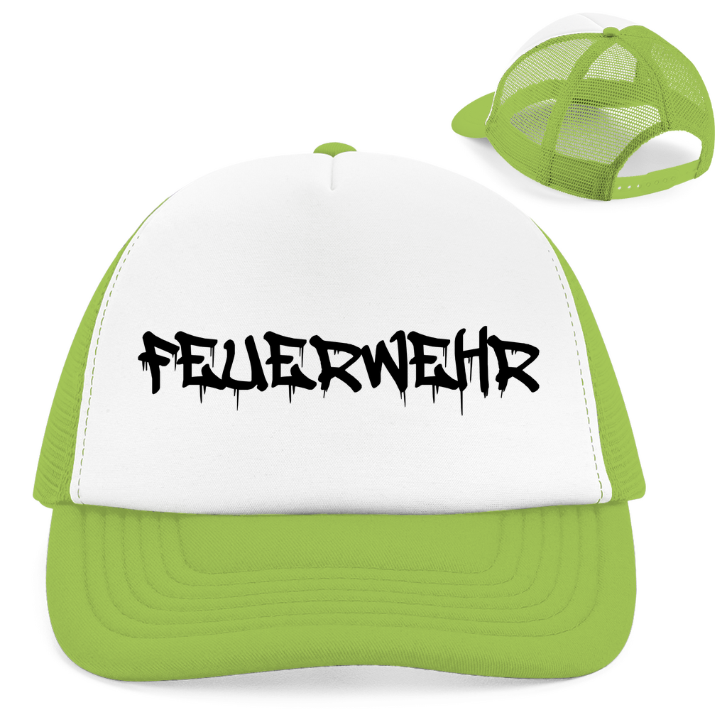 Retro Trucker Cap - Feuerwehr Marker