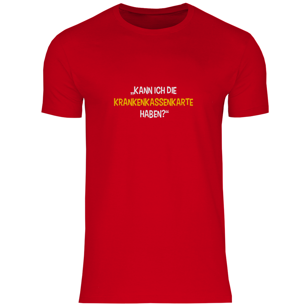 Herren T-Shirt - Krankenkassenkarte