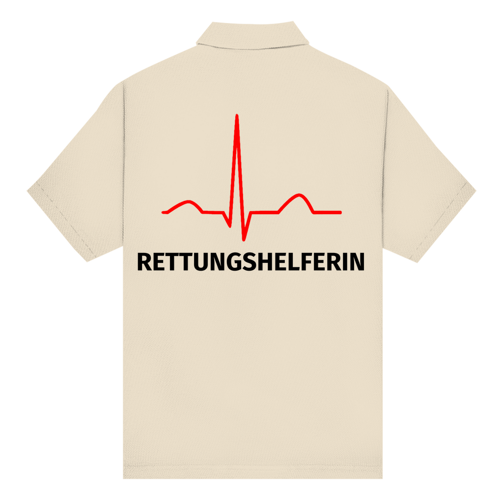 Unisex Poloshirt - EKG Rettungshelferin