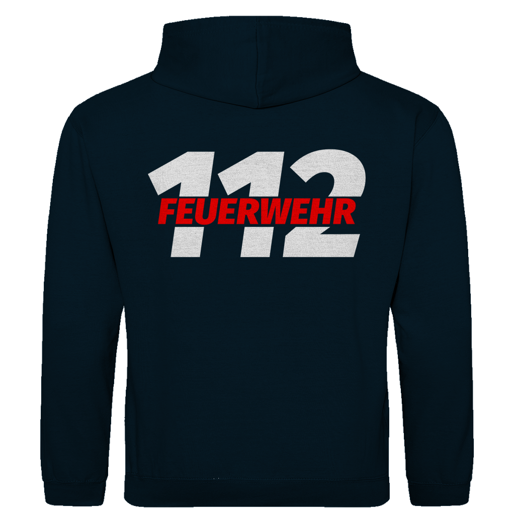 Herren Hoodie - 112 Feuerwehr Rot