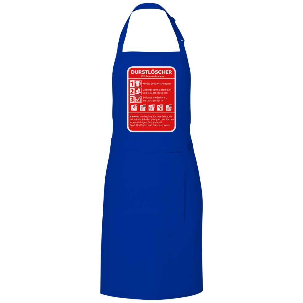 Grillschürze - Durstlöscher Feuerwehrmann