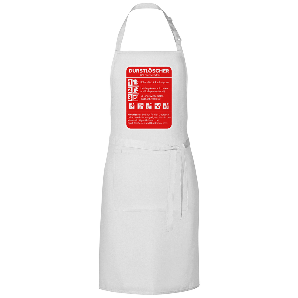 Grillschürze - Durstlöscher Feuerwehrfrau