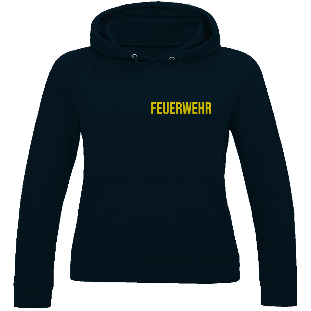 Damen Hoodie - Feuerwehr Schriftzug (Personalisierbar)