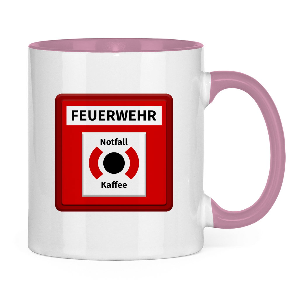 Tasse zweifarbig - Brandmelder