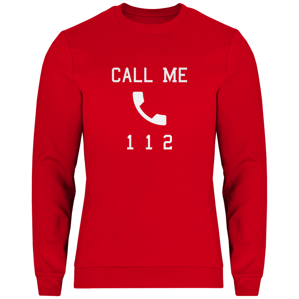 Herren Sweatshirt - Call Me 112