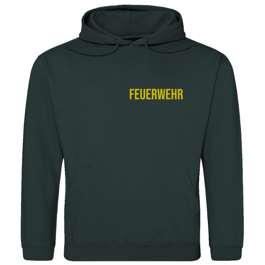 Herren Hoodie - Feuerwehr Schriftzug (Personalisierbar)