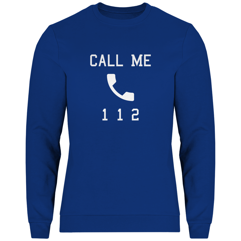 Herren Sweatshirt - Call Me 112
