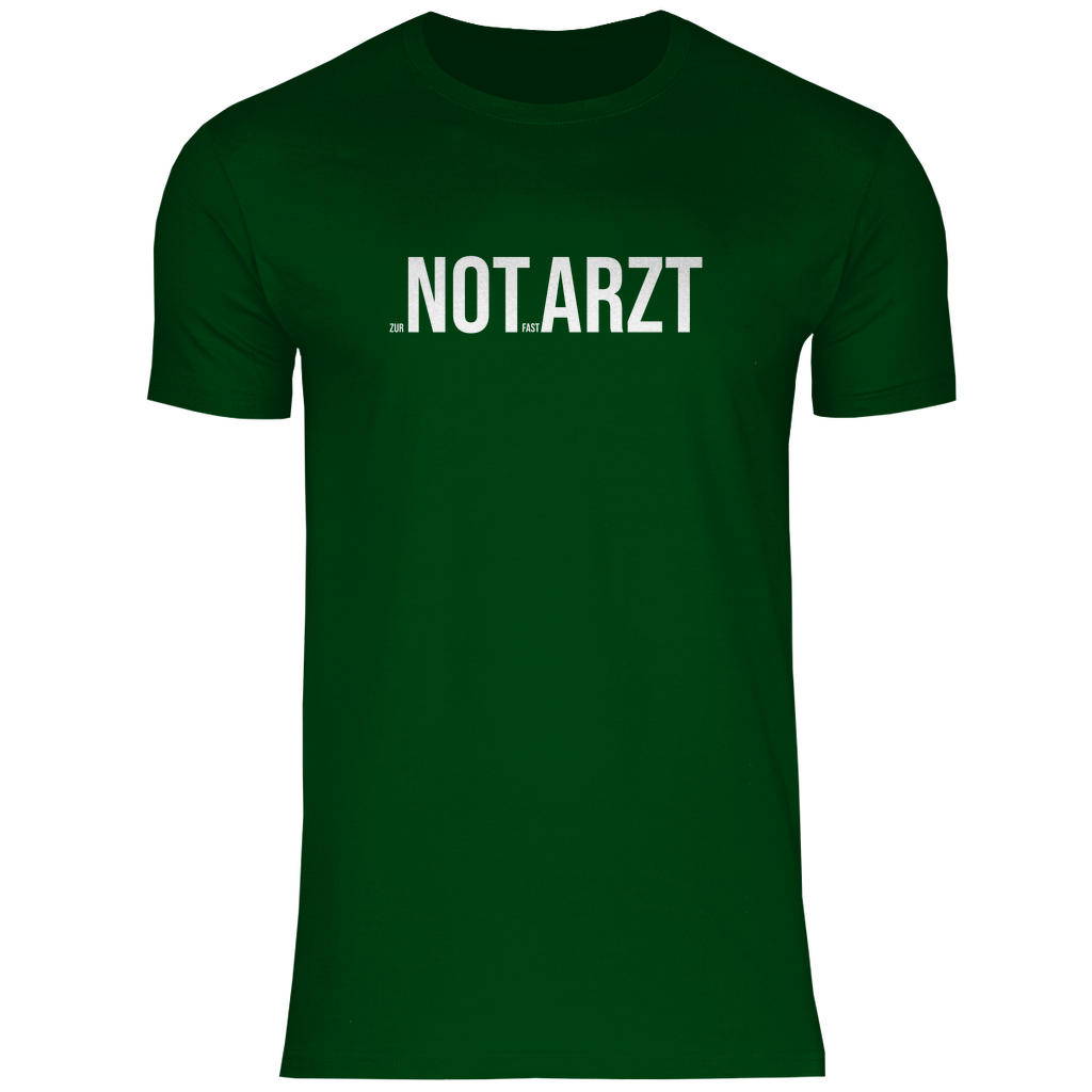 Herren T-Shirt - zur NOT fast ARZT