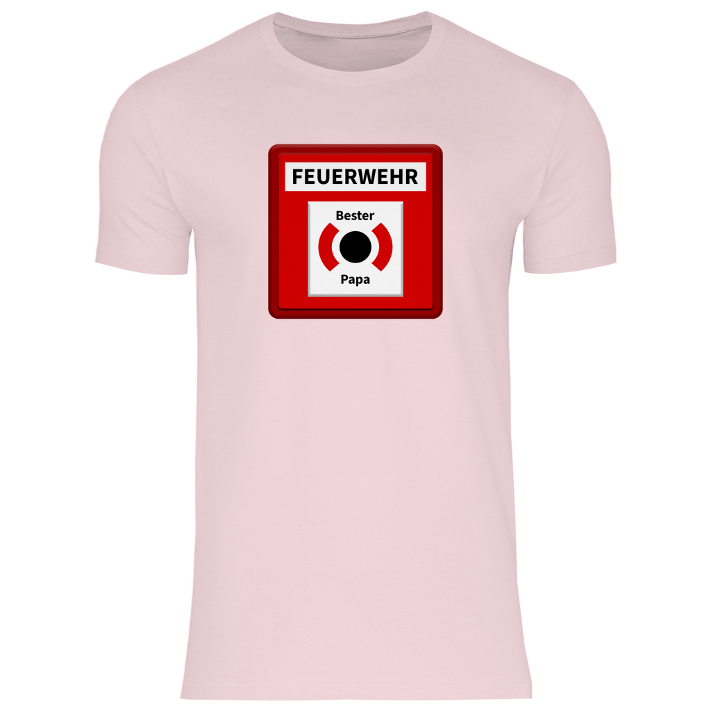 Herren T-Shirt - Brandmelder Bester Papa